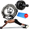 AB Roller with 2 PCS Elasticity Pull Rope